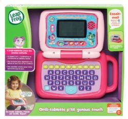 LEAPFROG - ORDI-TABLETTE P'TIT GENIUS TOUCH ROSE